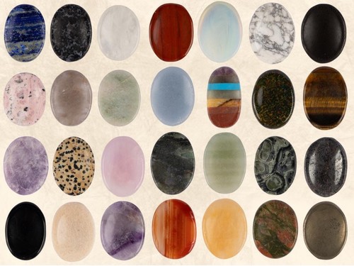 Worry stones healing crystals - stones,,